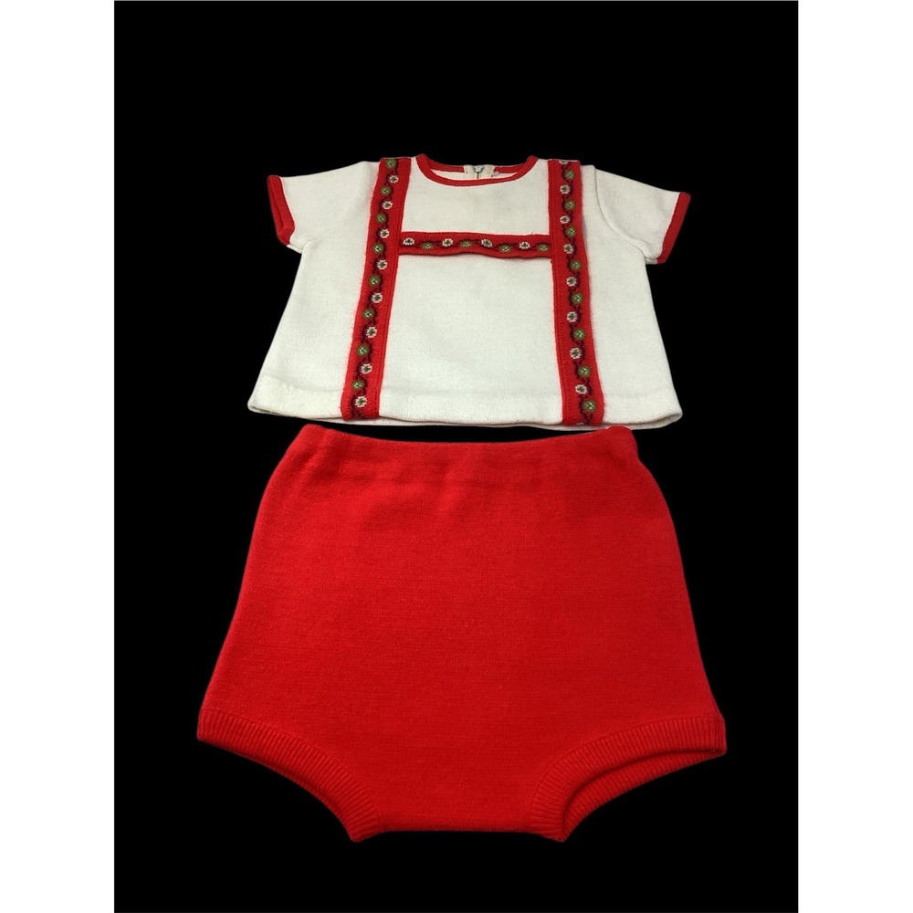 Vtg Child's 2 Piece Little World Inc Outfit European Folk Costume Styling Sz 3XL